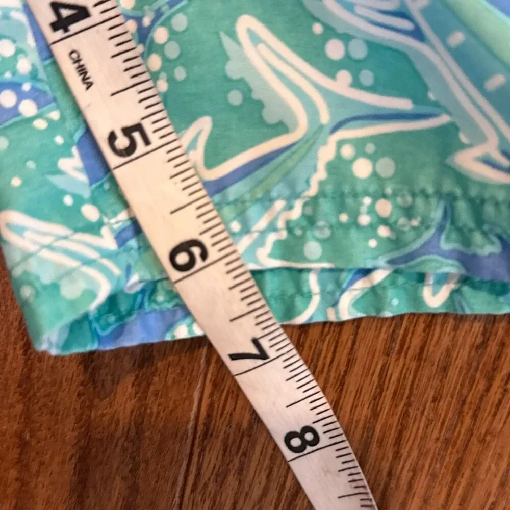 Vineyard Vines boys fish print swim trunks large (16)